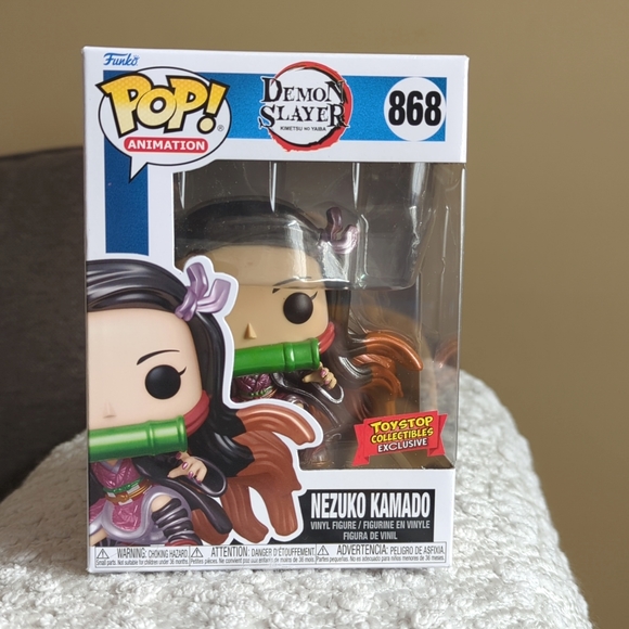 Funko Pop Demon Slayer Nezuko Kamado 868   Metallic - Picture 1 of 11